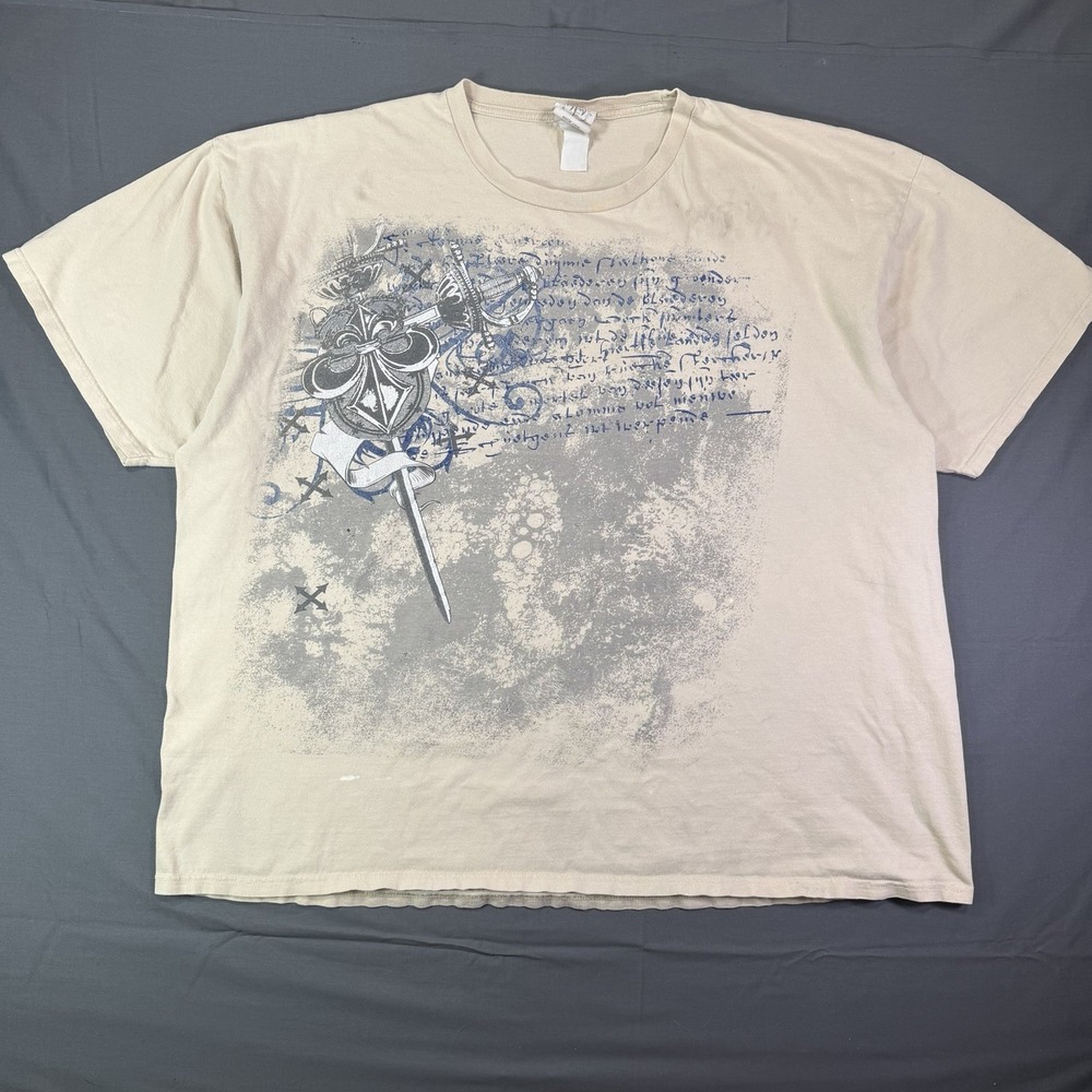 Not Of This World Shirt Size Medium Red Y2K Religious Jesus Tee 3XL